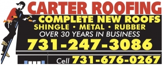 Complete New Roofs, Carter Roofing